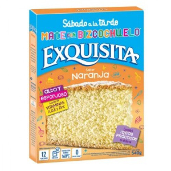 BIZCOCHUELO EXQUISITA NARANJA