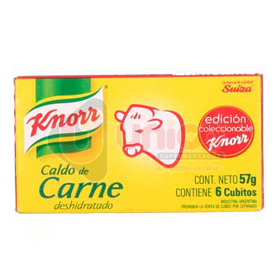 CALDO VERDURA X 6 KNORR