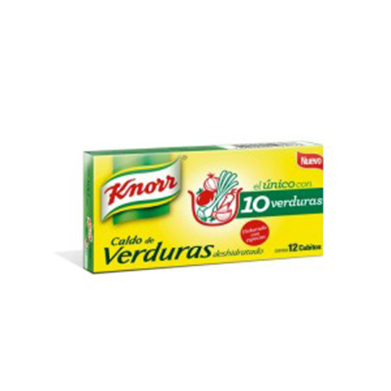 CALDO VERDURA CUBO KNORR 950G