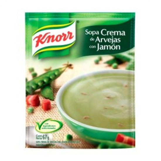SOPA CREMA ARVEJAS KNOR