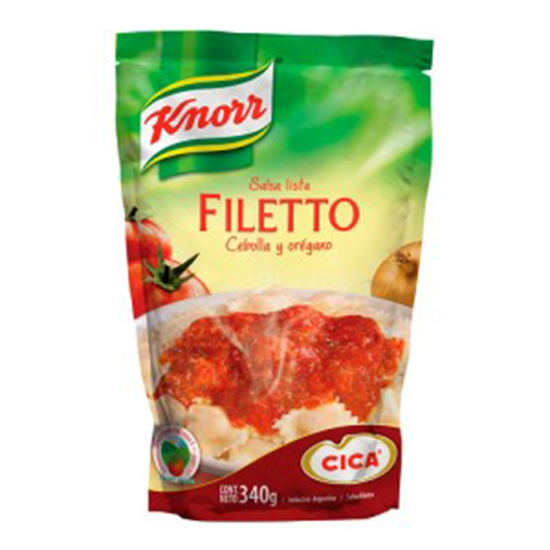 KNORR SALSA FILETTO 340 GR