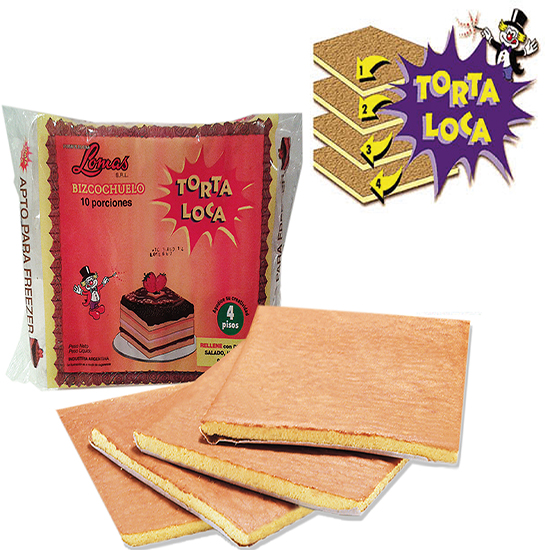 BISCOCHUELO RECTAN 3 CAPAS 600 GR